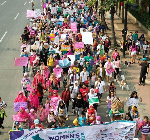 Women’s March: Suarakan Hak Perempuan!